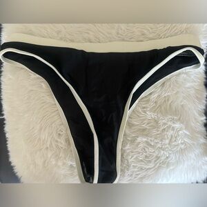 Black and White Bikini Bottom